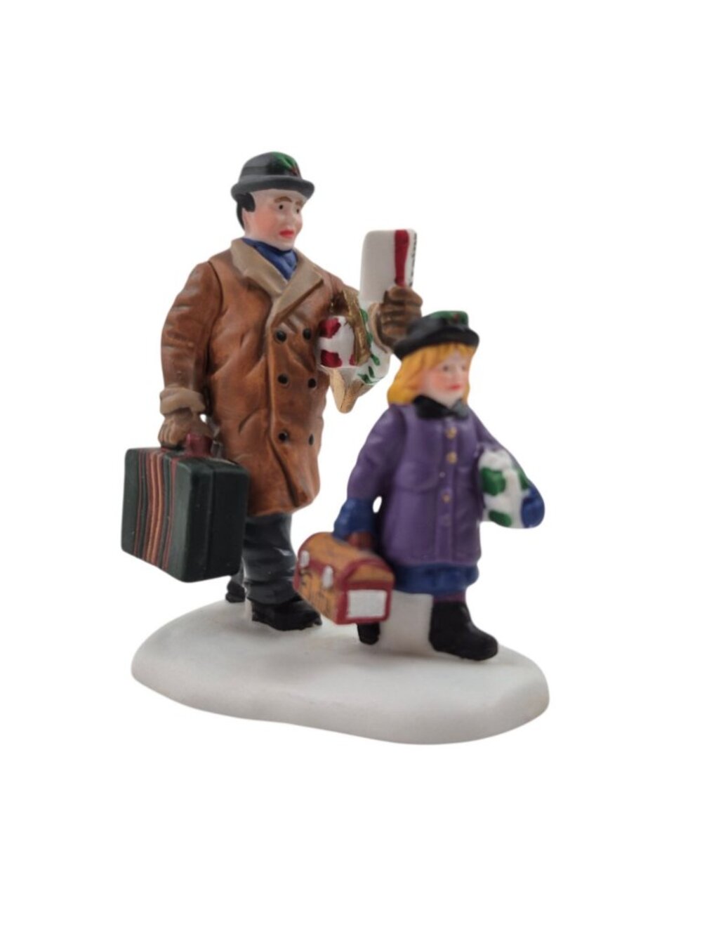 Dept 56 Going Home For The Holidays 58896 Dickens Village Accessory 1996 No Box - Picture 8 of 10